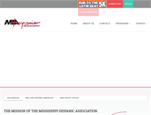 Tablet Screenshot of mshispanicassociation.org